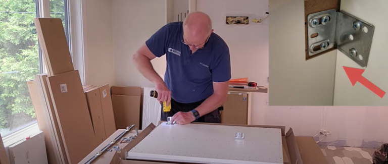 Installing A Single Row Ikea Kitchen Island - Sektion base cabinets